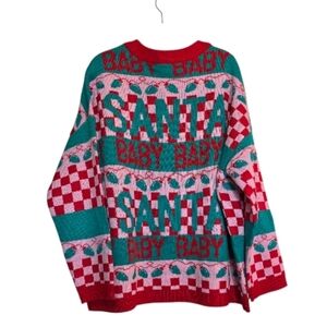 Womens Christmas sweater Santa Baby! Size XXL